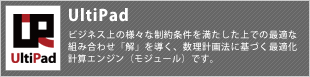 ビジネス上の様々な制約条件を満たした上での最適な組み合わせ「解」を導く、数理計画法に基づく最適化計算エンジン（モジュール）です。