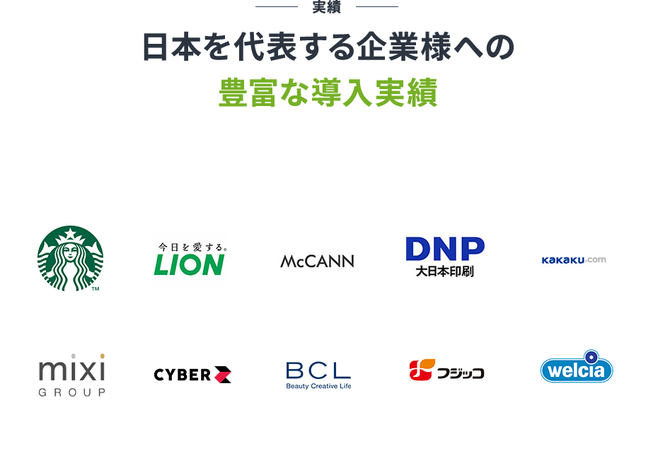 Brandwatchの導入実績を示す企業ロゴ一覧