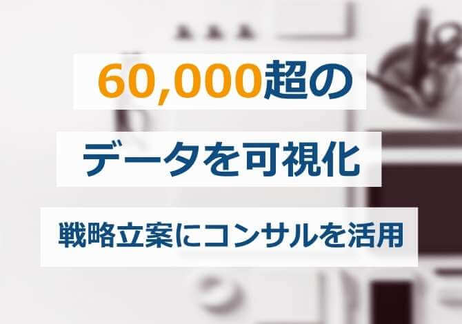 6万軒を超えるお客様データを購買ステージでセグメント分類・可視化しマーケティング戦術を立案。コンサルタントとRtoasterをフル活用