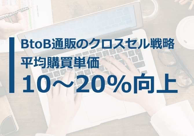 商品詳細ページにレコメンドを提案し、クロスセルを喚起。平均購買単価10～20%向上