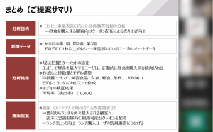 図8. 分析結果のサマリー